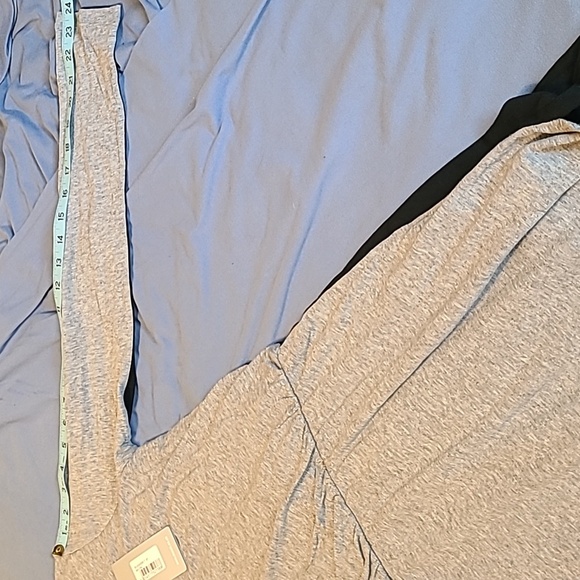 Bench Women's T-shirt dress small black/gray NWT long sleeve lined - Picture 9 of 9